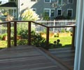 Before/after cable railing project